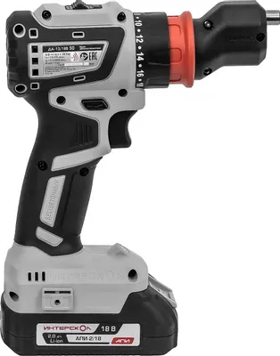 Интерскол Комби ДА-13/18В (с 2-мя АКБ, кейс)