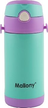 Термос Mallony Carino-B 0.3л (бирюзовый)