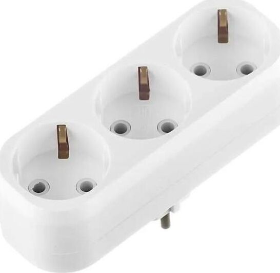 SMARTBUY (SBE-16-A02-3z) 3 гнезда с заземлением плоский 16А 250B