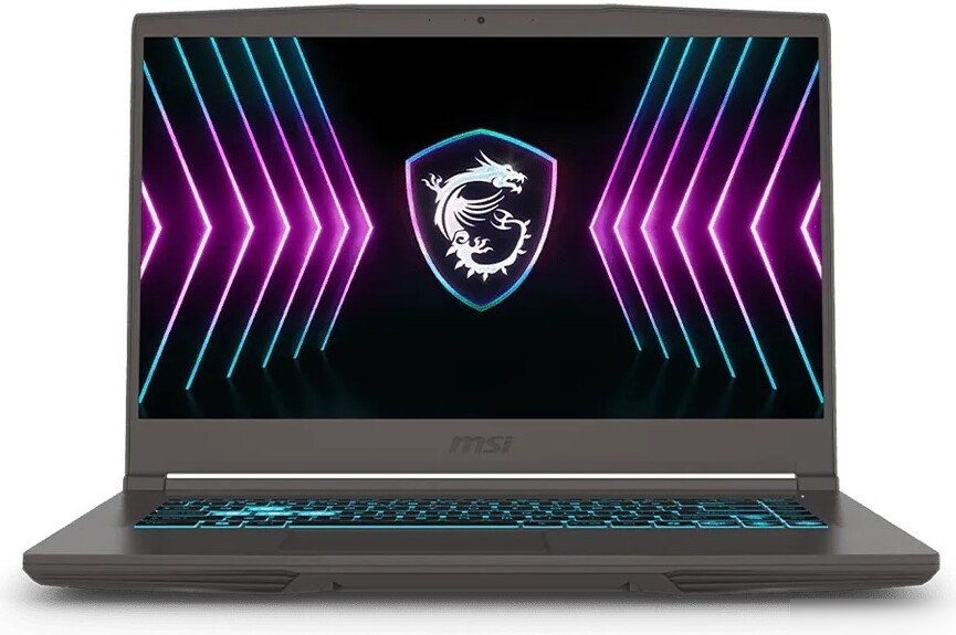 MSI 15.6" Thin 15 B2RVE-3451XRU Core 7 240H/16Gb/512Gb SSD/RTX 4050-6Gb/No OS/Grey (9S7-16R831-3451)