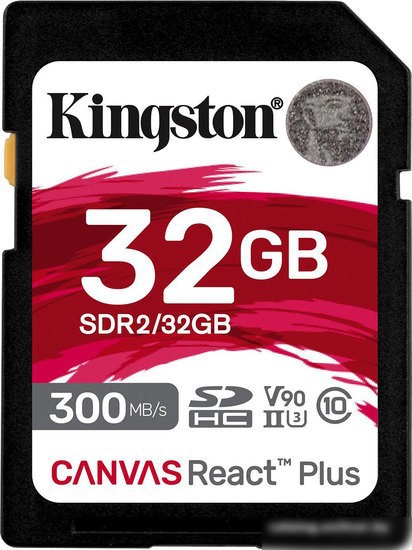 Kingston Canvas React Plus SDHC 32GB