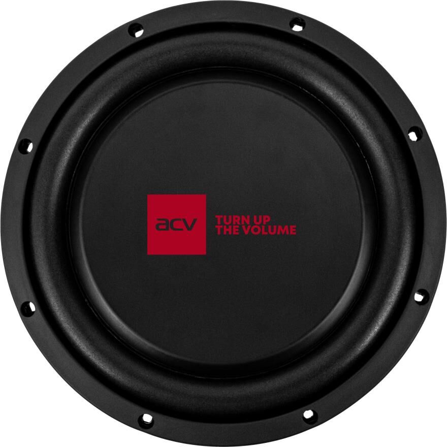 ACV SW-10D2F SLIM 25см/RMS 300Wt/2+2Om/SPL 87дБ