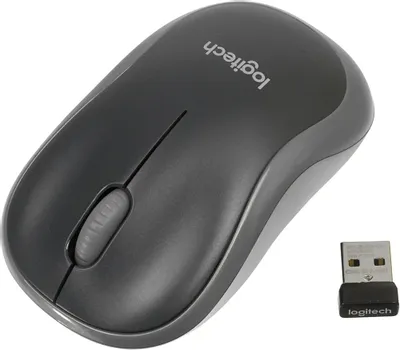 Logitech M185 (черный/серый)