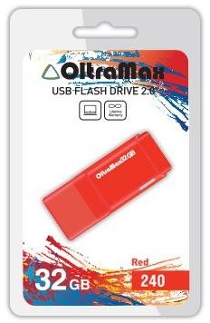 USB Flash Oltramax 240 32GB (красный) [OM-32GB-240-Red]