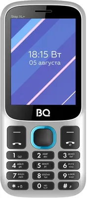 Мобильный телефон BQ-Mobile BQ-2820 Step XL+ (белый/синий)