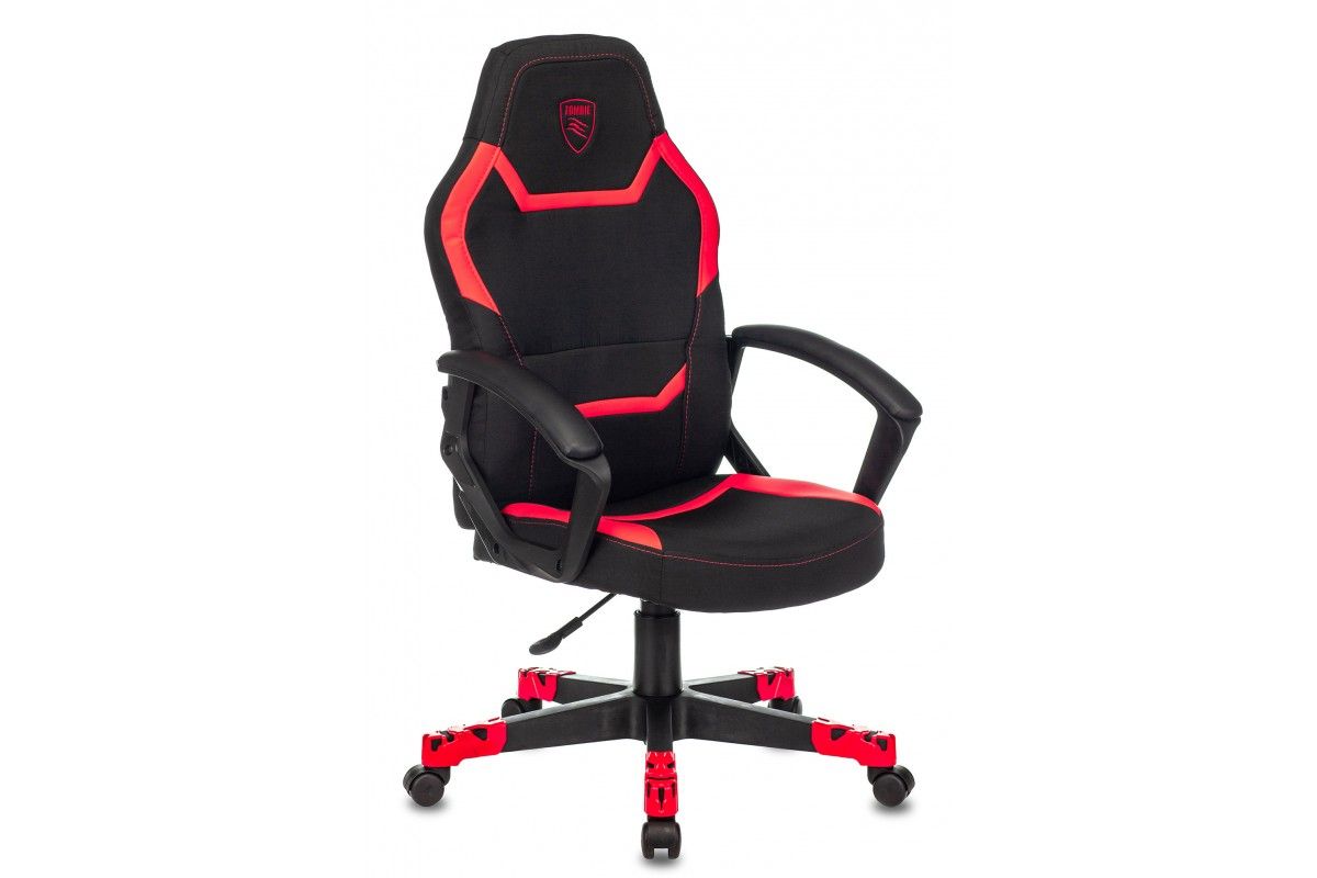 Кресло Бюрократ Zombie 10 (черный/красный)