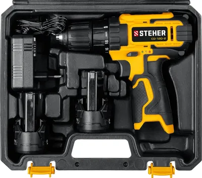 Steher CD-120-2 (с 2-мя АКБ, кейс)