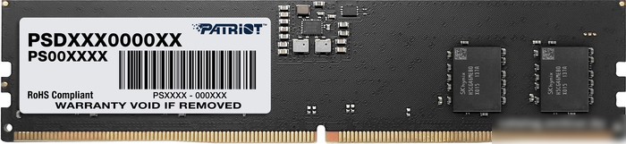 Patriot Signature Line 8ГБ DDR5 4800 МГц PSD58G480041