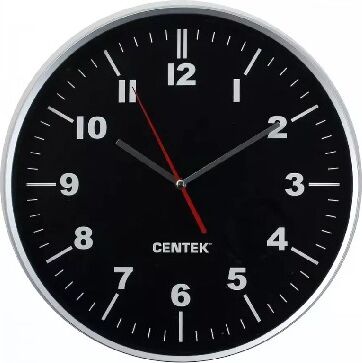 Настенные часы CENTEK СТ-7100 (черный)