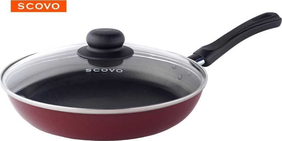 SCOVO СЭ-027 expert со стекл. крышкой д.22 см