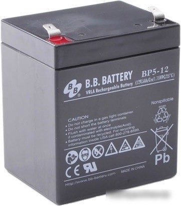 B.B. Battery BP5-12 (12В/5 А·ч)