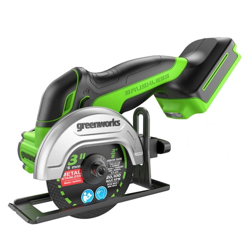 Угловая шлифмашина Greenworks GD24UCS (без АКБ)