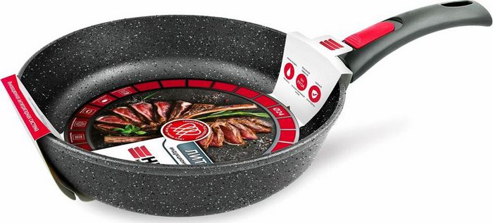 Сковорода НМП Литая Индукция Гранит L18024i