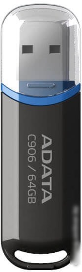 USB Flash A-Data C906 64GB (черный)