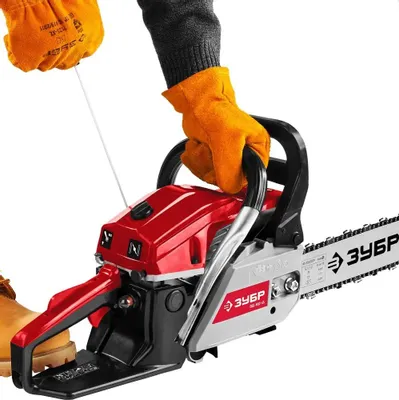ЗУБР ПБЦ-М52-45 бензопила, 52 см3, шина 45 см
