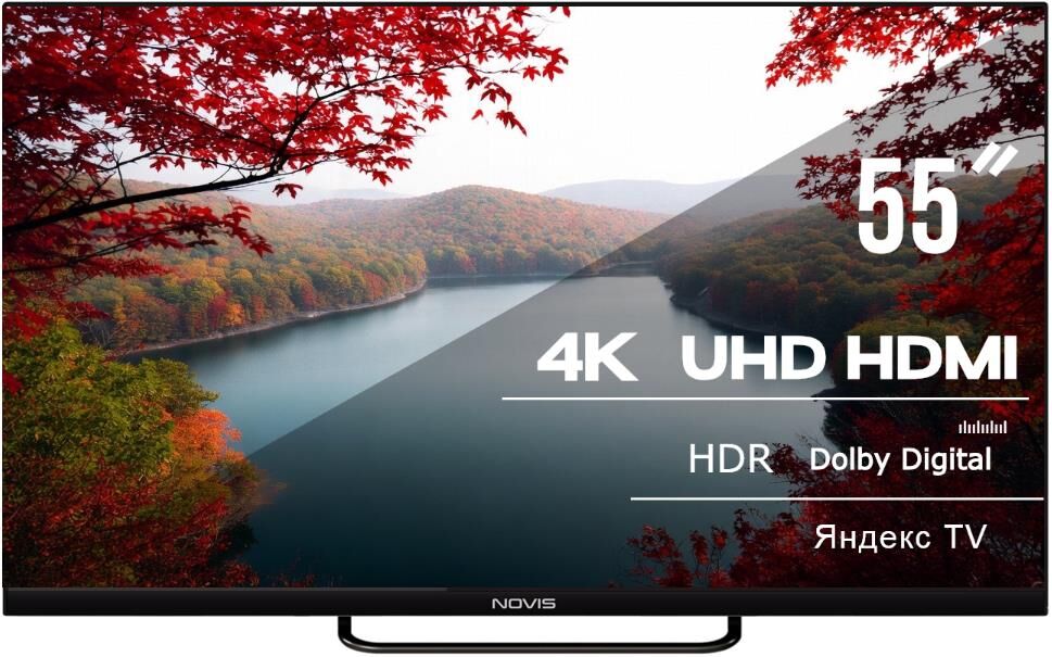 NOVIS NTV-U5530TS UHD SMART Яндекс