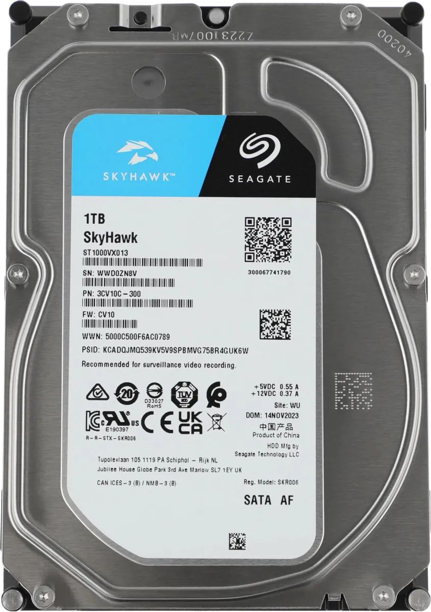 Seagate Skyhawk Surveillance 1TB ST1000VX013