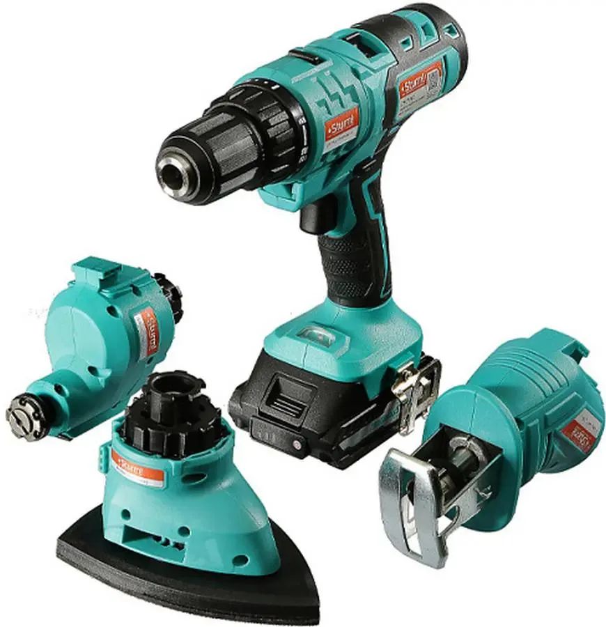 Дрель-шуруповерт Sturm CMT1802 (с 2-мя АКБ, кейс)