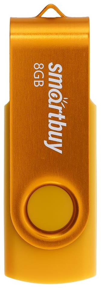 USB Flash SMARTBUY (SB008GB2TWY) UFD 2.0 008GB Twist Yellow желтый