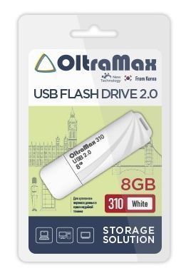 USB Flash OLTRAMAX OM-8GB-310-White
