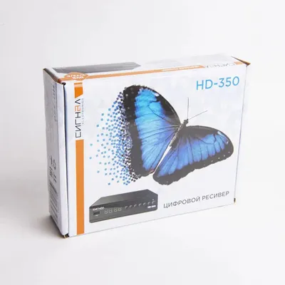 Приемник цифрового ТВ СИГНАЛ DOLBY DIGITAL DVB-T2/C HD HD-350 металл, дисплей