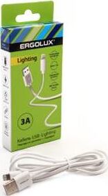 Ergolux ELX-CDC03-C01 USB Type-A - Lightning (1.2 м, белый)