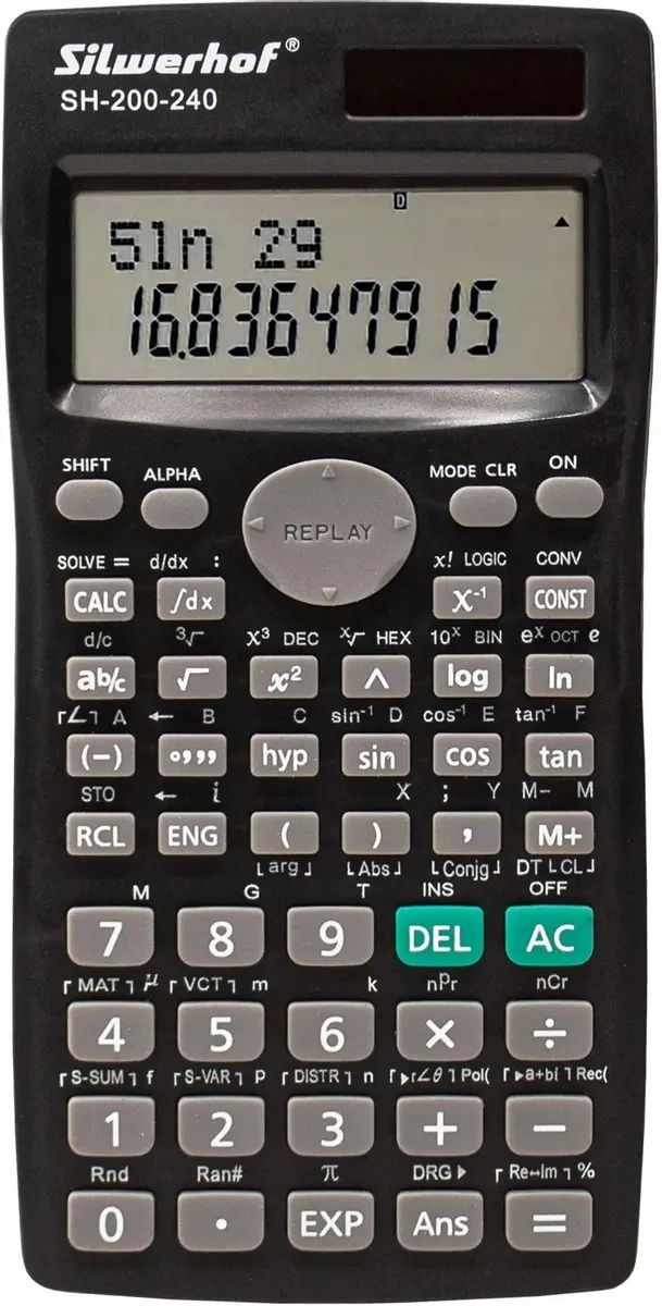 Инженерный калькулятор Silwerhof SH-200-240
