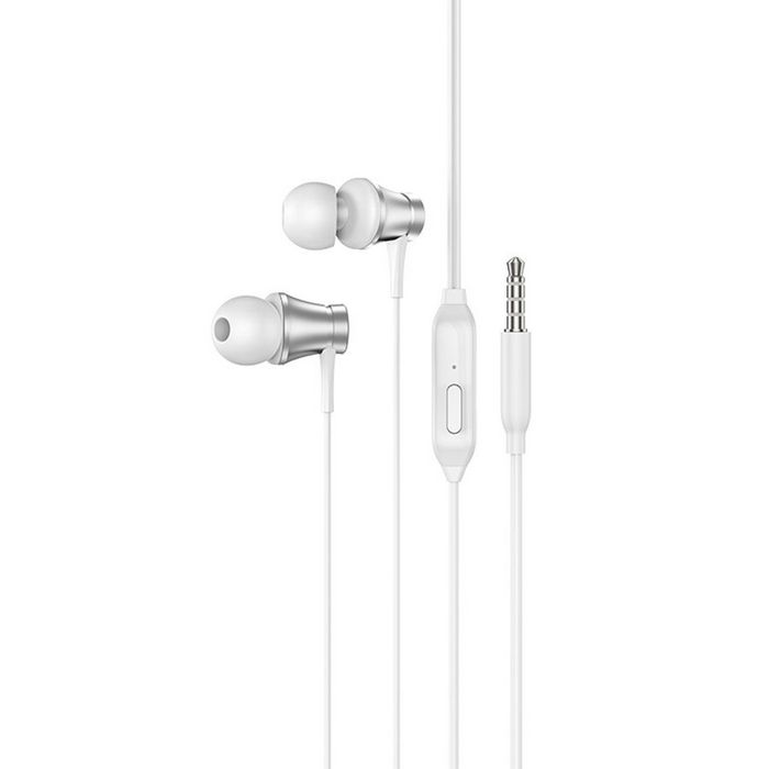 Borofone BM73 (серебристый/белый)