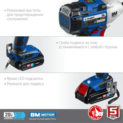 Зубр Профессионал GB-250-22 (с 2-мя АКБ, кейс)