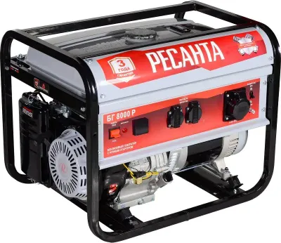 Бензиновый генератор Ресанта БГ 8000 Р