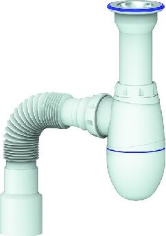 UNICORN В120 - сифон для мойки с литым выпуском