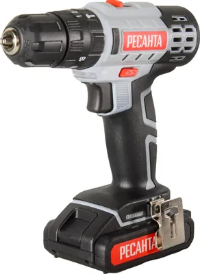 Дрель-шуруповерт Ресанта ДА-18Л-2ЛК-У (с 2-мя АКБ, кейс)