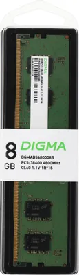 Оперативная память Digma 8ГБ DDR5 4800 МГц DGMAD5480008S