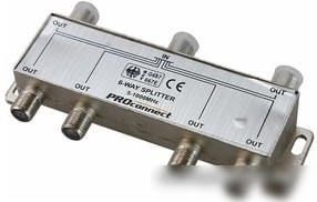 PROCONNECT (05-6024) ДЕЛИТЕЛЬ ТВ Х 6 ПОД F РАЗЪЁМ 5-1000 МГЦ