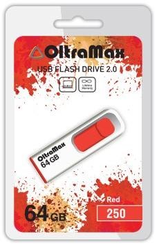 USB Flash Oltramax 250 64GB (красный) [OM-64GB-250-Red]