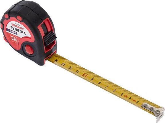 Рулетка REXANT (12-9004) Профи прорезиненный корпус, 3м х 16мм