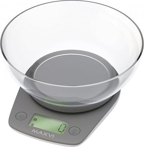 Кухонные весы Maxvi KS102P (серый)
