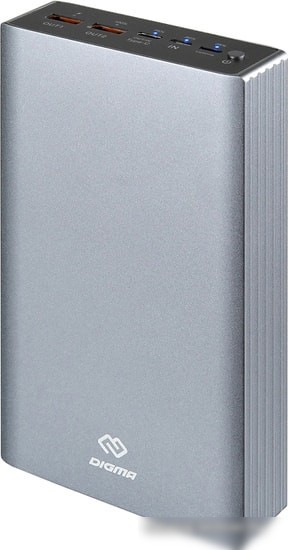 Портативное зарядное устройство Digma DG-PD-30000-SLV