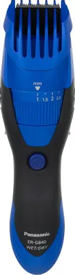 Машинка для стрижки Panasonic ER-GB40 (черный/синий)