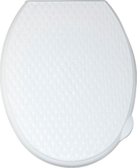 VIOLET Сиденье для унитаза "Ротанг" (белый) 112006