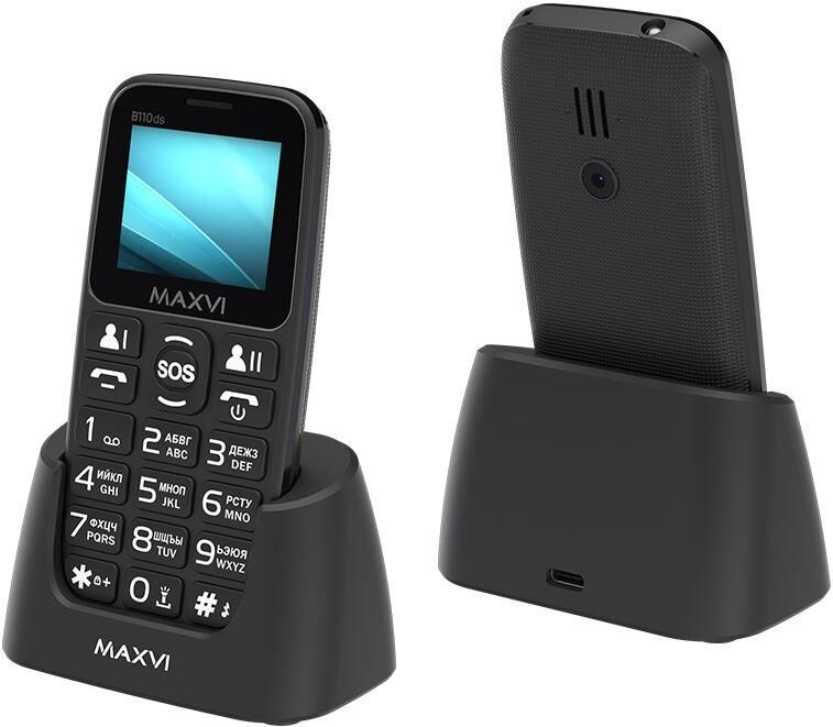 Телефон Maxvi B110ds (черный)