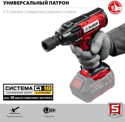 Зубр Мастер ГУЛ-255 (с 1-м АКБ, кейс)