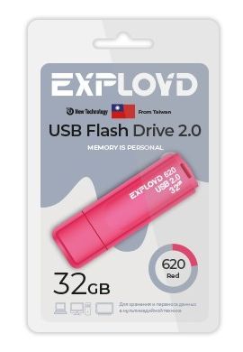 USB Flash EXPLOYD EX-32GB-620-Red