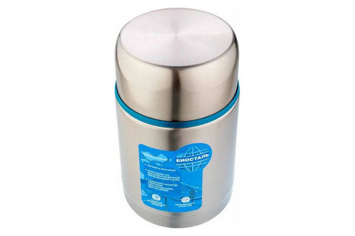 Термокружка БИОСТАЛЬ Авто NRP-600 0,6л с термочехлом