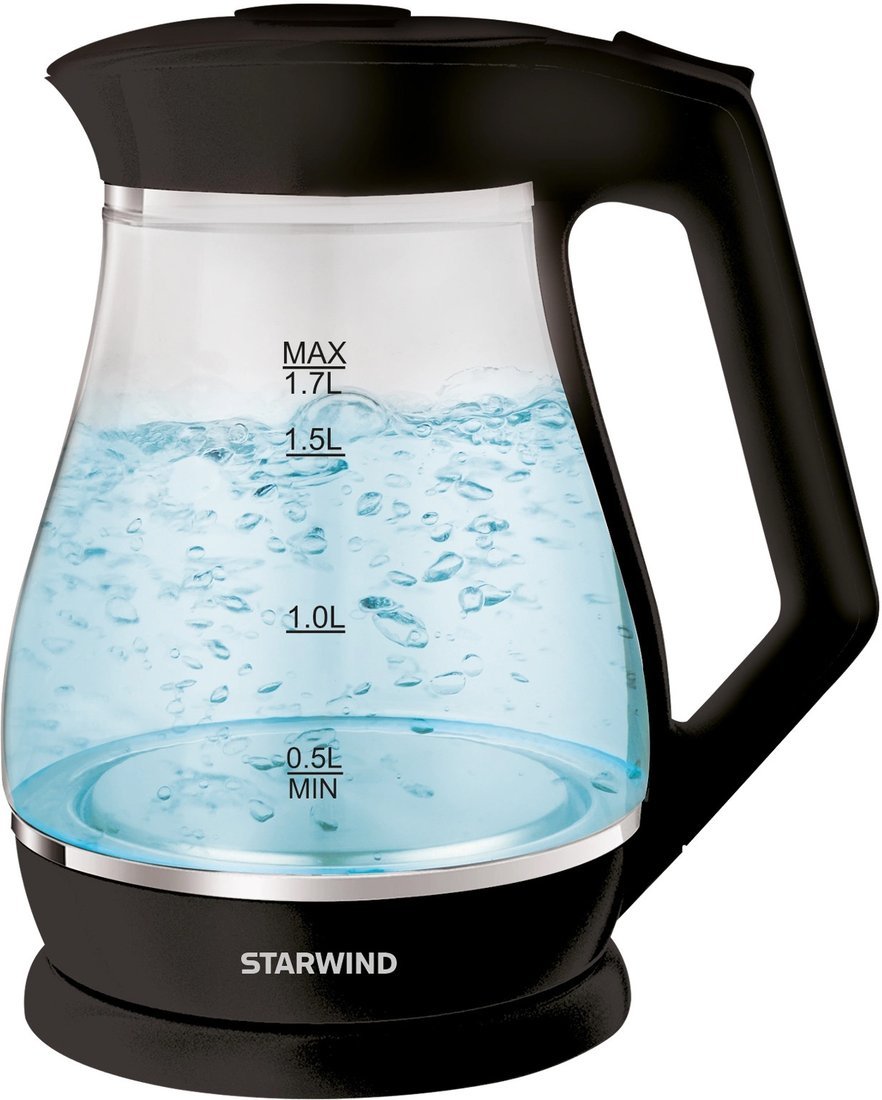 STARWIND SKS2035 1.7л. 2200Вт черный (стекло/пластик)