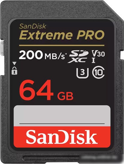 SanDisk Extreme PRO SDXC SDSDXXU-064G-GN4IN 64GB