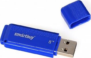 USB Flash Smart Buy Dock 8GB Blue (SB8GBDK-K)
