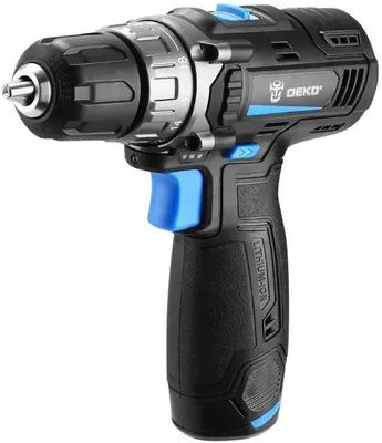 Дрель-шуруповерт Deko DKCD12V PRO 083-1007 (с 2-мя АКБ, кейс)
