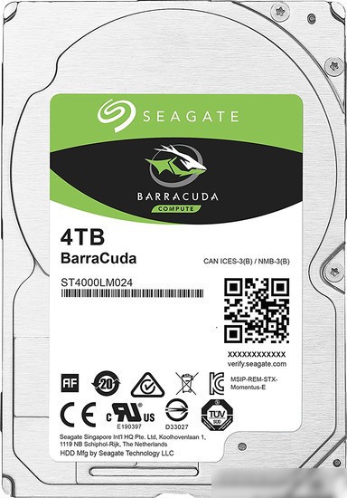 Seagate Barracuda 4TB [ST4000LM024]