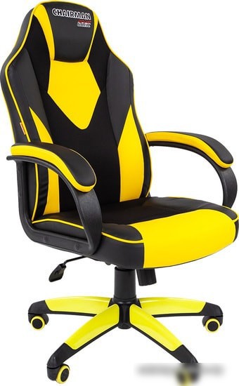 Кресло CHAIRMAN Game 17 (черный/желтый)